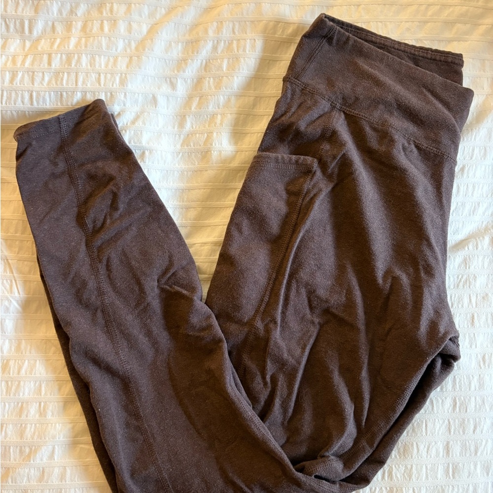 Pact Organic On The Go-To Pocket Legging Chocolate Heather